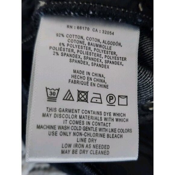 Pilcro & Letterpress Superscript Hi Rise Flare Leg Dark Wash Denim Jean 27 - Picture 12 of 13